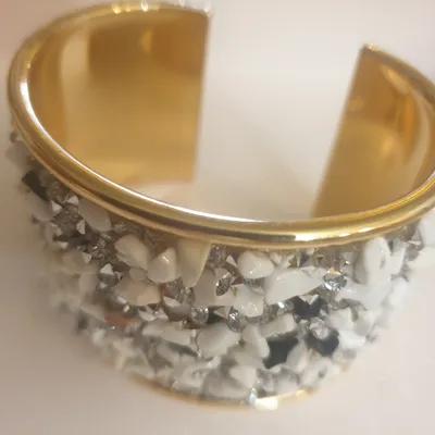 Bracelet d 6.5 doré fantaisie 